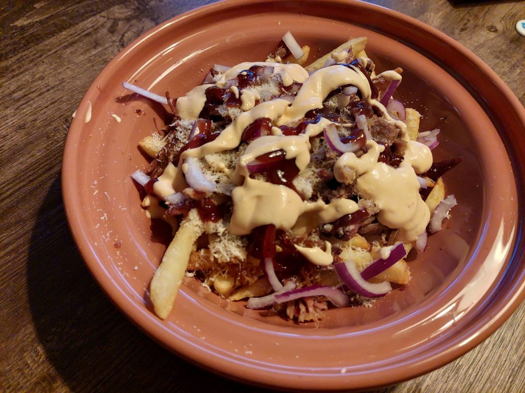 Pulled Pork Loaded Fries Smokey Meat